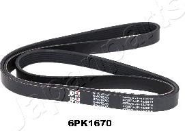 Japanparts DV-6PK1670 - V-Ribbed Belt autospares.lv