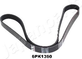 Japanparts DV-6PK1360 - V-Ribbed Belt autospares.lv