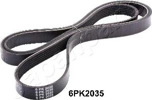 Japanparts DV-6PK2035 - V-Ribbed Belt autospares.lv