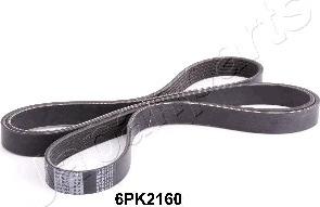 Japanparts DV-6PK2160 - V-Ribbed Belt autospares.lv