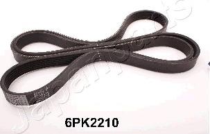 Japanparts DV-6PK2210 - V-Ribbed Belt autospares.lv