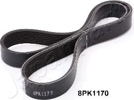 Japanparts DV-8PK1170 - V-Ribbed Belt autospares.lv