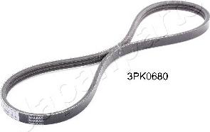 Japanparts DV-3PK0680 - V-Ribbed Belt autospares.lv