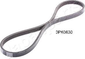 Japanparts DV-3PK0630 - V-Ribbed Belt autospares.lv