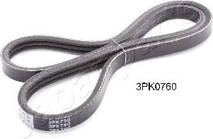 Japanparts DV-3PK0760 - V-Ribbed Belt autospares.lv