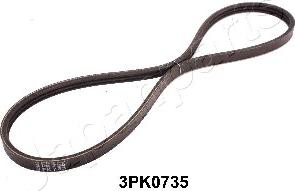 Japanparts DV-3PK0735 - V-Ribbed Belt autospares.lv