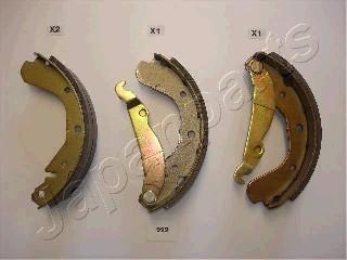 Japanparts GF-999AF - Brake Shoe Set autospares.lv