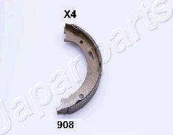 Japanparts GF-908AF - Brake Shoe Set, parking brake autospares.lv