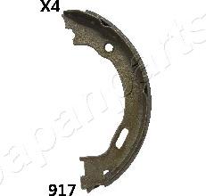 Japanparts GF-917AF - Brake Shoe Set, parking brake autospares.lv