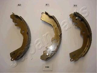 Japanparts GF-586AF - Brake Shoe Set autospares.lv