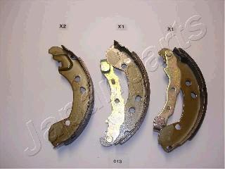 Japanparts GF-013AF - Brake Shoe Set autospares.lv