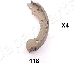 Japanparts GF-118AF - Brake Shoe Set autospares.lv