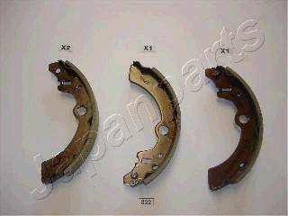 Japanparts GF-822AF - Brake Shoe Set autospares.lv