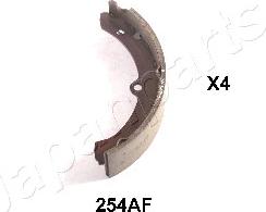 Japanparts GF-254AF - Brake Shoe Set autospares.lv