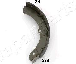 Japanparts GF-229AF - Brake Shoe Set autospares.lv