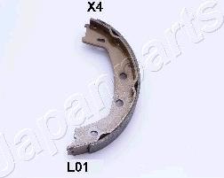 Japanparts GF-L01AF - Brake Shoe Set, parking brake autospares.lv