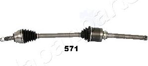 Japanparts GI-571 - Drive Shaft autospares.lv