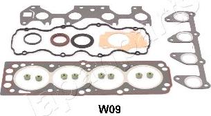 Japanparts KG-W09 - Gasket Set, cylinder head autospares.lv