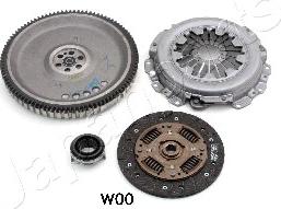 Japanparts KV-W00 - Clutch Kit autospares.lv