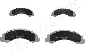 Japanparts PA-909AF - Brake Pad Set, disc brake autospares.lv