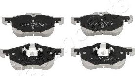 Japanparts PA-494AF - Brake Pad Set, disc brake autospares.lv