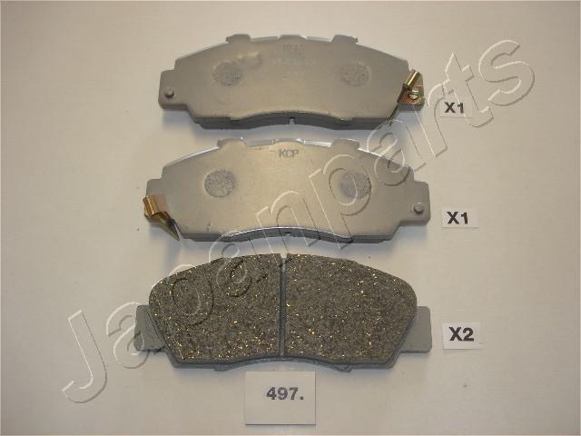 Japanparts PA-497AF - Brake Pad Set, disc brake autospares.lv