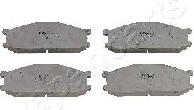 Japanparts PA-506AF - Brake Pad Set, disc brake autospares.lv