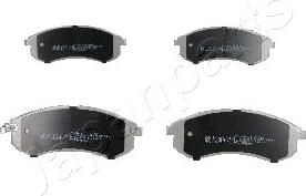 Japanparts PA-515AF - Brake Pad Set, disc brake autospares.lv