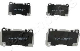 Japanparts PA-510AF - Brake Pad Set, disc brake autospares.lv