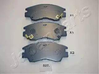 Japanparts PA-527P - High Performance Brake Pad Set autospares.lv