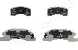 Japanparts PA-609AF - Brake Pad Set, disc brake autospares.lv