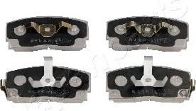 Japanparts PA-606AF - Brake Pad Set, disc brake autospares.lv