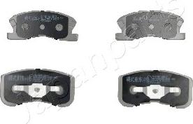 Japanparts PA-615AF - Brake Pad Set, disc brake autospares.lv