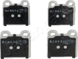 Japanparts PA-0943AF - Brake Pad Set, disc brake autospares.lv