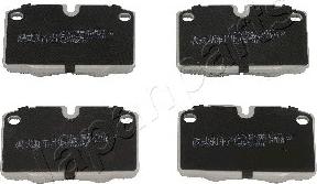 Japanparts PA-0406AF - Brake Pad Set, disc brake autospares.lv