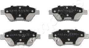 Japanparts PA-0400AF - Brake Pad Set, disc brake autospares.lv