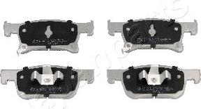 Japanparts PA-0401AF - Brake Pad Set, disc brake autospares.lv