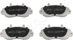 Japanparts PA-0408AF - Brake Pad Set, disc brake autospares.lv