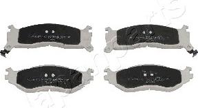 Japanparts PA-056AF - Brake Pad Set, disc brake autospares.lv