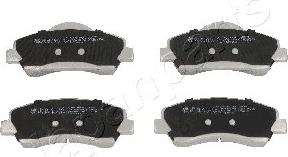 Japanparts PA-0645AF - Brake Pad Set, disc brake autospares.lv