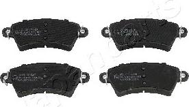 Japanparts PA-0642AF - Brake Pad Set, disc brake autospares.lv