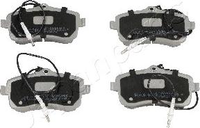 Japanparts PA-0652AF - Brake Pad Set, disc brake autospares.lv