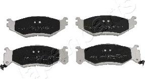 Japanparts PA-060AF - Brake Pad Set, disc brake autospares.lv