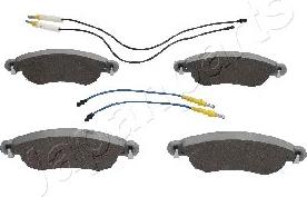 Japanparts PA-0615AF - Brake Pad Set, disc brake autospares.lv