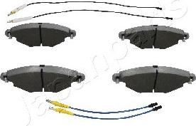 Japanparts PA-0616AF - Brake Pad Set, disc brake autospares.lv