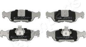 Japanparts PA-0633AF - Brake Pad Set, disc brake autospares.lv