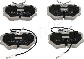 Japanparts PA-0637AF - Brake Pad Set, disc brake autospares.lv