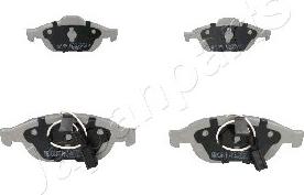 Japanparts PA-0046AF - Brake Pad Set, disc brake autospares.lv