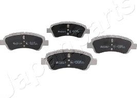 Japanparts PA-0051AF - Brake Pad Set, disc brake autospares.lv