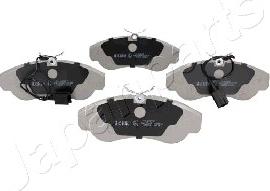 Japanparts PA-0057AF - Brake Pad Set, disc brake autospares.lv